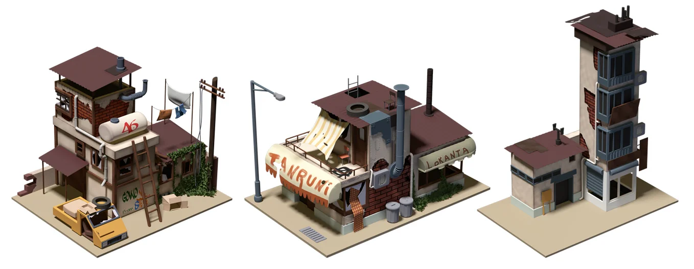 Преобразование иллюстрации в 3D - передача стиля и композиции в трехмерном формате