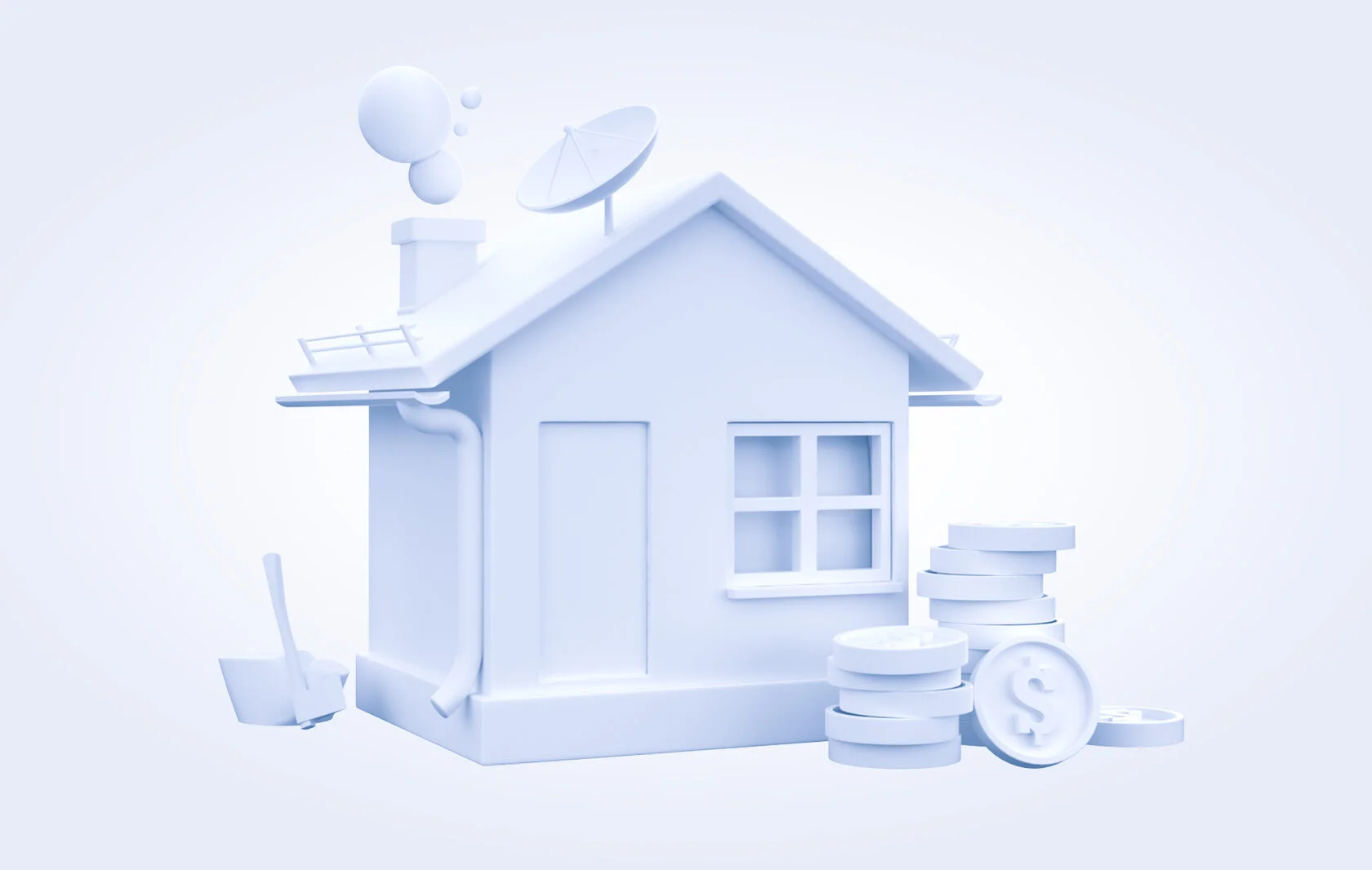 3D дизайн иконки ипотеки