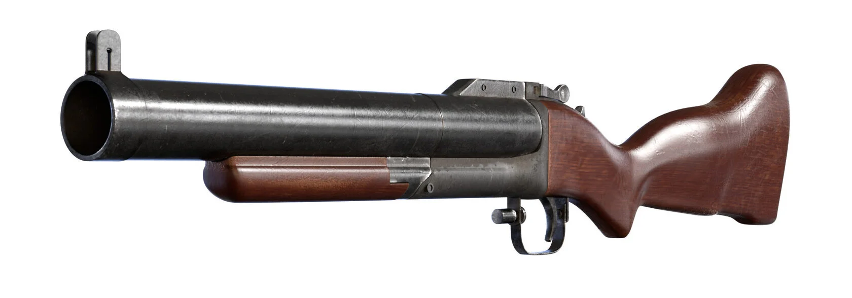 Ручной гранатомет - визуализация стрелкового вооружения