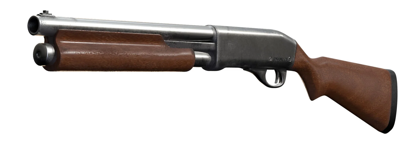 Визуализация дробовика - модель охотничьего ружья