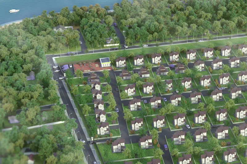 Разработка 3D планов территорий